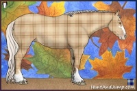 Horse Color:Plaid Silver Classic Champagne Sabino Rabicano