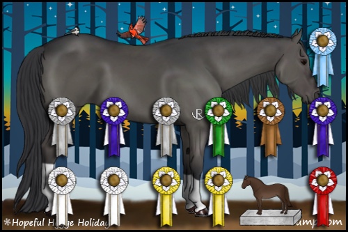 Horse Color:Grullo Brindle 