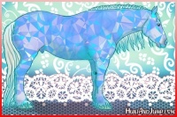 Horse Color:Thunderstruck White Spotted Smoky Creme Dun Appaloosa 
