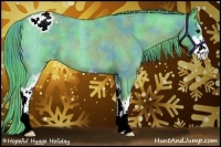 Horse Color:Nacre Watercolor Blue Roan Sabino Appaloosa 
