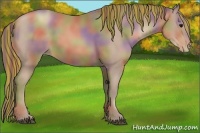 Horse Color:Painted Nacre Black Pearl 