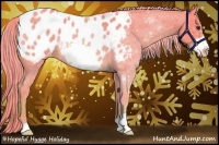 Horse Color:Watercolor Chocolate Palomino Roan Frame Appaloosa 