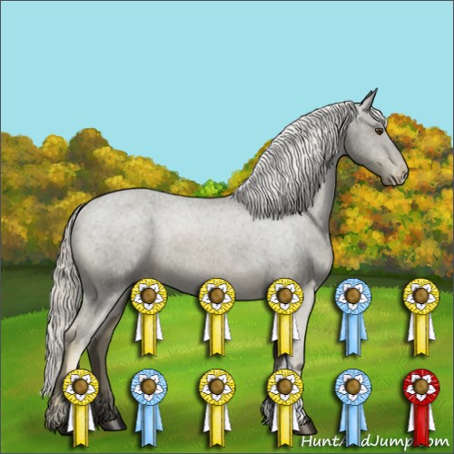 Horse Color:Chocolate Palomino Mushroom Varnish