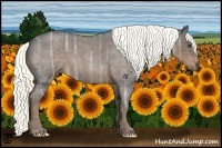 Horse Color:Liver Red Ice Roan 