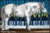 Horse Color:White Spotted Black Splash Tobiano Frame Appaloosa 