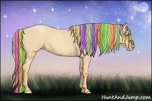 Horse Color:Painted Gold Champagne Roan 