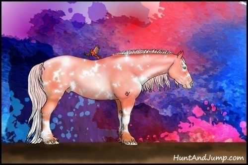 Horse Color:White Spotted Silver Amber Cream Champagne Pearl Dun Sabino Splash 
