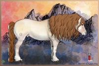 Horse Color:Brown Roan Pearl Onyx
