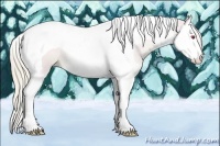 Horse Color:Watercolor Chestnut Chinchilla Splash Tobiano 