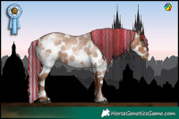 Horse Color:Painted Brown Roan Pearl Splash