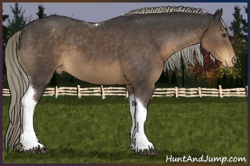 Horse Color:Liver Chestnut Mushroom Tobiano Varnish