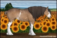 Horse Color:White Spotted Liver Chestnut Splash 