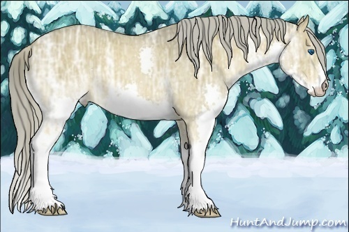 Horse Color:Chocolate Palomino Ice Splash