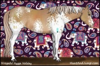 Horse Color:White Spotted Palomino Sabino Rabicano