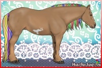 Horse Color:Painted Palomino Frame 