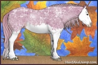 Horse Color:Watercolor Chestnut Ice Splash