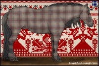 Horse Color:Plaid Grullo