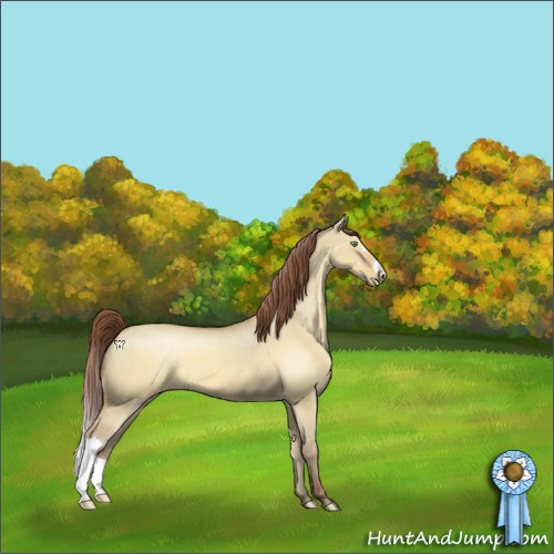 Horse Color:Sable Champagne Dun Varnish