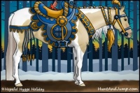 Horse Color:Grullo Pearl Tobiano
