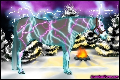 Horse Color:Thunderstruck Grullo Sabino Splash 