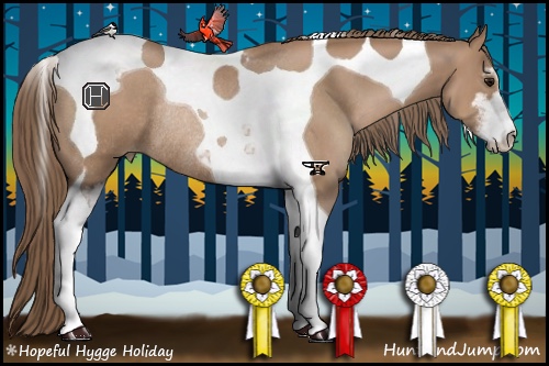 Horse Color:Black Pearl Sabino Tobiano Rabicano 