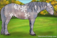 Horse Color:Watercolor Plaid Brown Ice