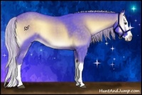 Horse Color:Watercolor Chocolate Palomino Roan Onyx Splash 