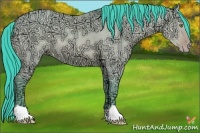 Horse Color:Watercolor Amber Champagne Ice Dun