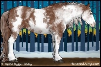 Horse Color:White Spotted Chestnut Sabino 