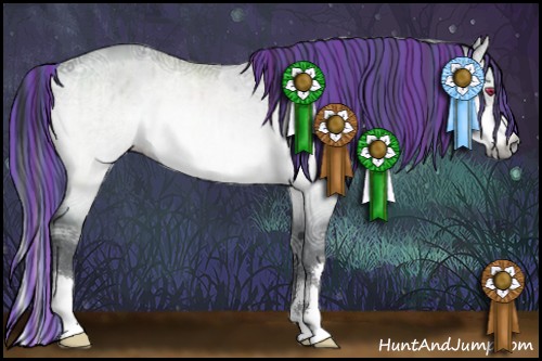 Horse Color:Painted Brown Chinchilla Ice Dun 