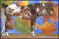 Horse Color:White Spotted Silver Brown Snowflake Varnish