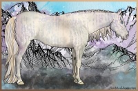 Horse Color:Silver Buckskin Roan Pearl Dun  and Perlino Roan 