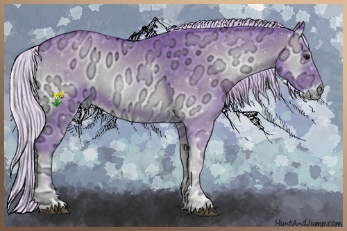 Horse Color:Watercolor Silver Blue Onyx Chinchilla Ice 