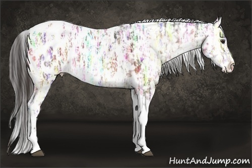 Horse Color:Liver Red Onyx Ice Tobiano Blanket  and Brown Ice Tobiano Blanket 