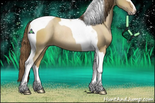Horse Color:Grullo Pearl Sabino Tobiano Rabicano 