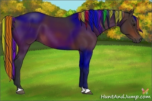 Horse Color:Painted Brown 