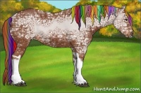Horse Color:Painted Chestnut Ice Tobiano 
