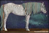 Horse Color:Painted Buckskin Ice Pearl Onyx 