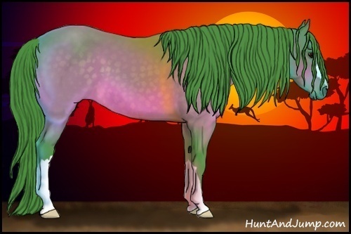 Horse Color:Watercolor Brown 