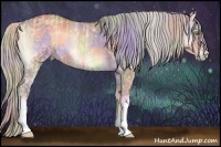 Horse Color:Nacre Silver Sable Champagne Onyx  and Nacre Silver Brown Onyx 