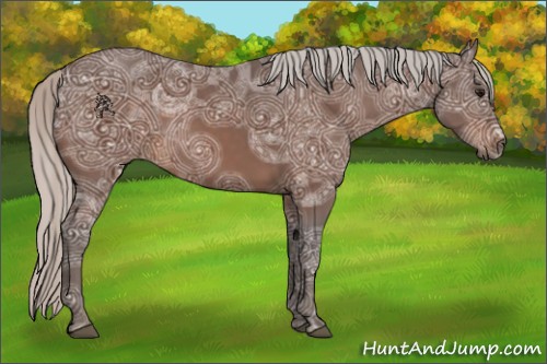 Horse Color:Silver Brown Ice 