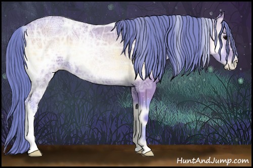 Horse Color:Watercolor Blue Onyx Ice Pearl 