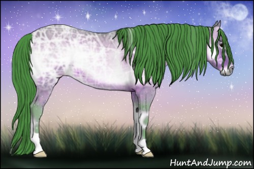 Horse Color:Watercolor Buckskin Ice Onyx 