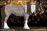 Horse Color:Liver Chestnut Ice Splash Tobiano 