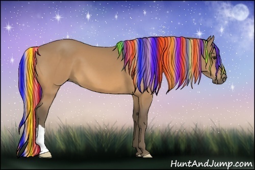 Horse Color:Painted Silver Buckskin 