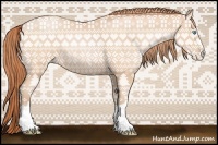 Horse Color:Buckskin Pearl Splash Frame 