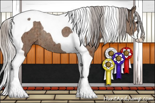 Horse Color:Silver Brown Dun Splash Tobiano Rabicano 