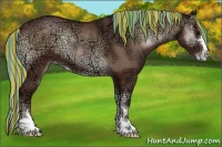 Horse Color:Painted Silver Blue Onyx Ice Sabino