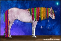 Horse Color:Painted Brown Ice Pearl Dun Brindle 