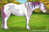 Horse Color:Painted Watercolor Red Dun Onyx Tobiano 